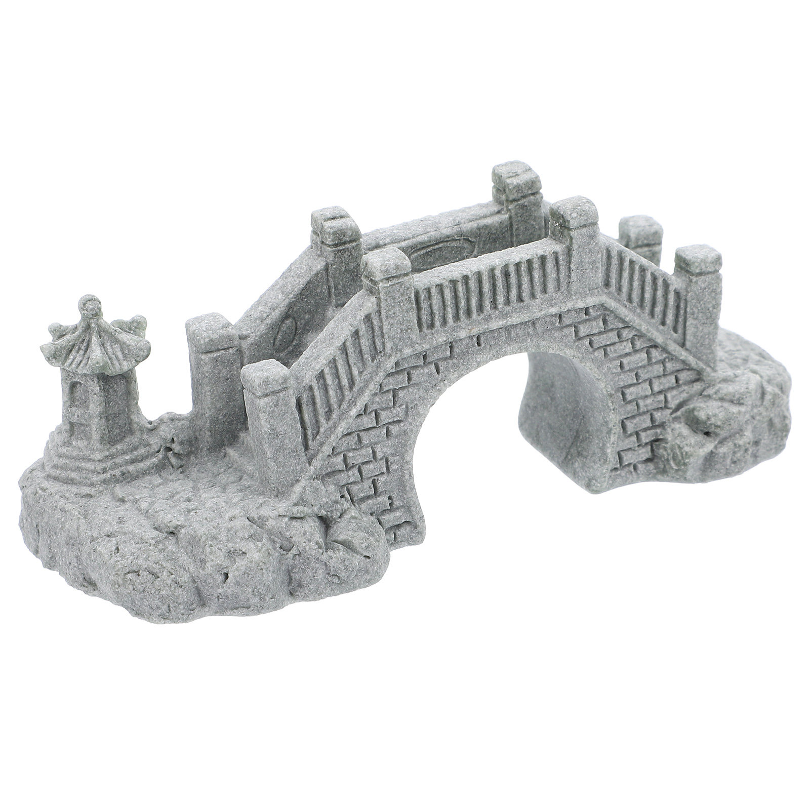 Aquarium Fish Bridge - Миниатюрный каменный мостик для аквариума, декоративная