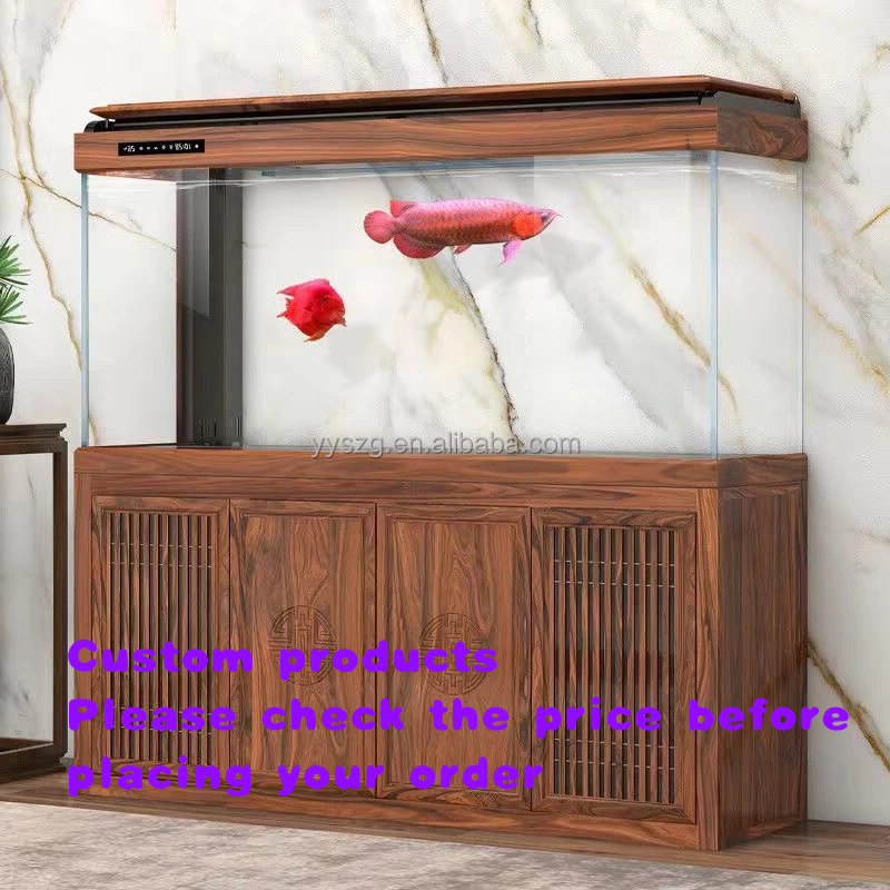Aquarium Fish Glass - Коммерческий роскошный прямоугольный настенный аквариум из