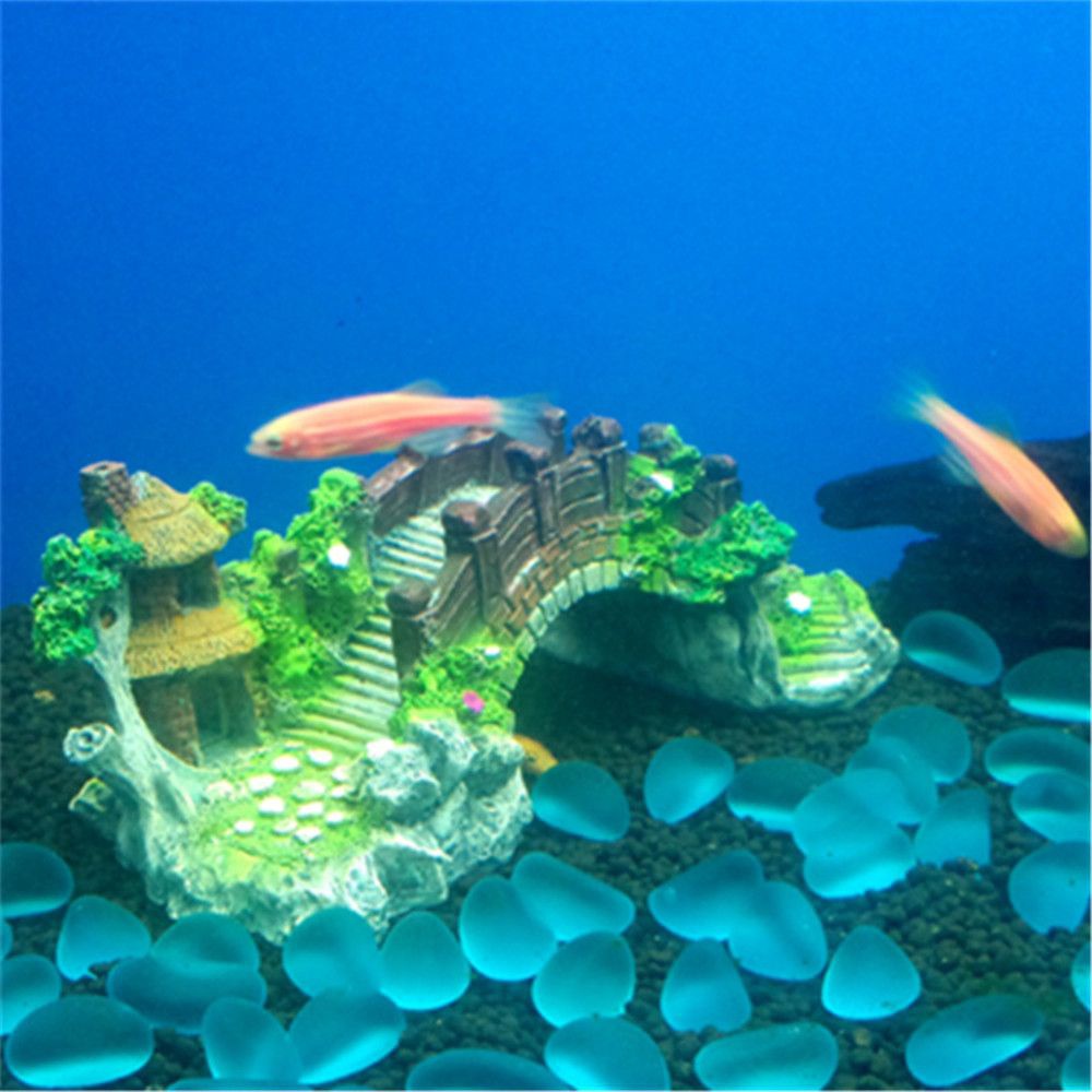 Аквариум, винтажный декоративн – обзор и цена Aquarium Fish Bridge